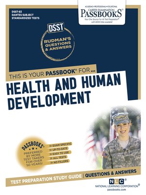 cover image of HEALTH AND HUMAN DEVELOPMENT